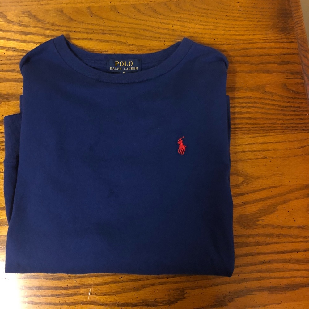 Long sleeve polo shirt